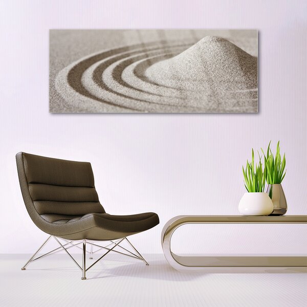 Tablou pe sticla Sand Art Gray