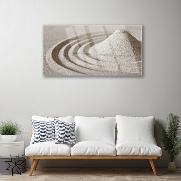 Tablou pe sticla Sand Art Gray