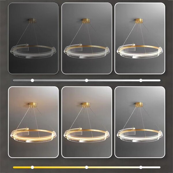 Lampă suspendată LED APP1672-CP GOLD