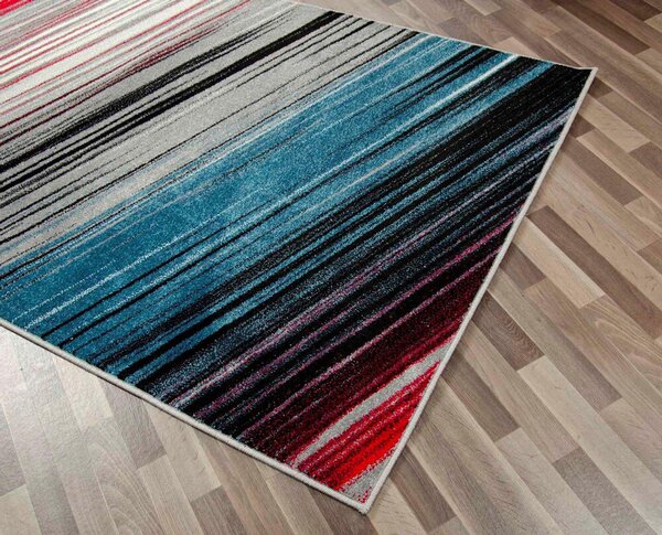 Covor Living Dormitor, Model Stripes 11009, Multicolor Multicolor, Dreptunghi, 200x300