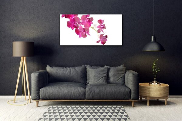 Tablou pe sticla Flori Floral Roșu