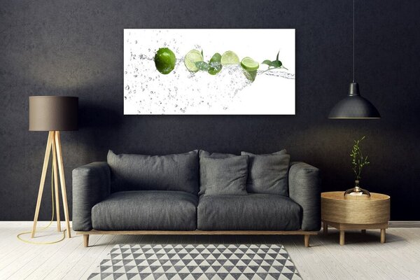 Tablou pe sticla Apa Lime Bucătărie Verde