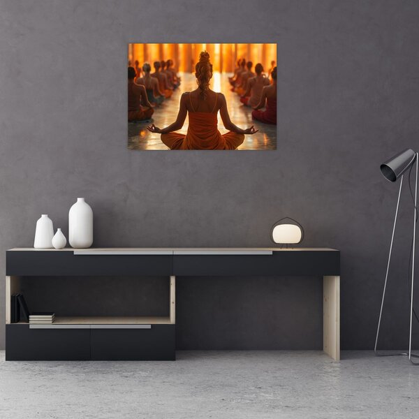 Tablou - Lecții de yoga (70x50 cm)