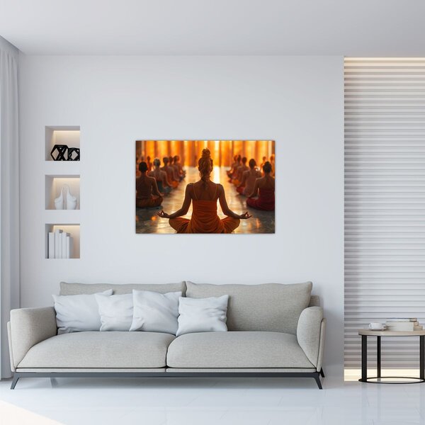 Tablou - Lecții de yoga (90x60 cm)