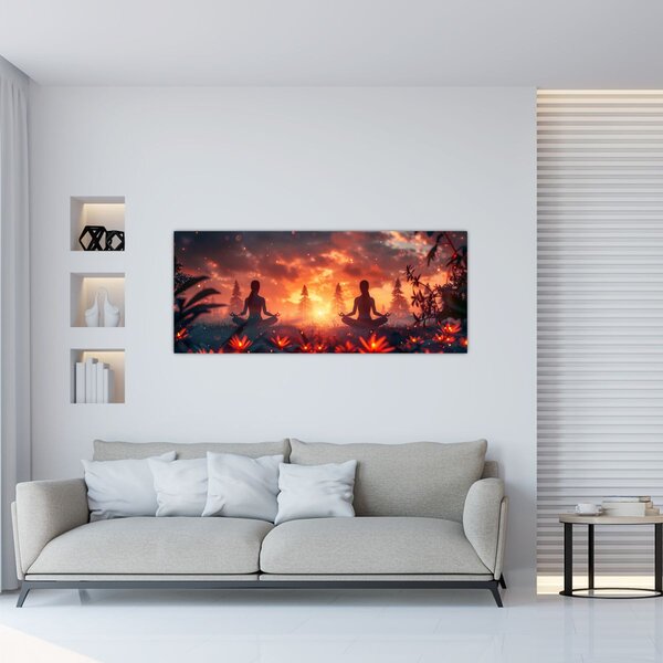Tablou - Yoga în natură (120x50 cm)