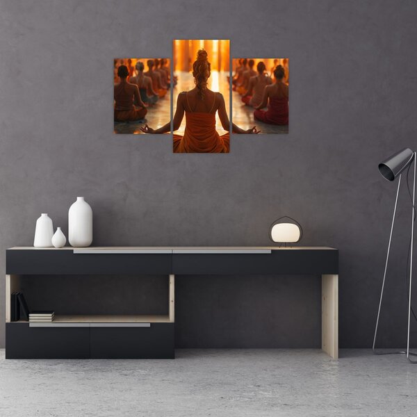Tablou - Lecții de yoga (90x60 cm)