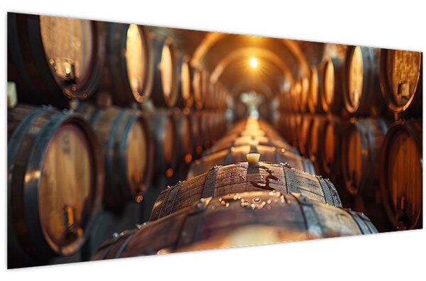 Tablou - Pivniță de vinuri (120x50 cm)
