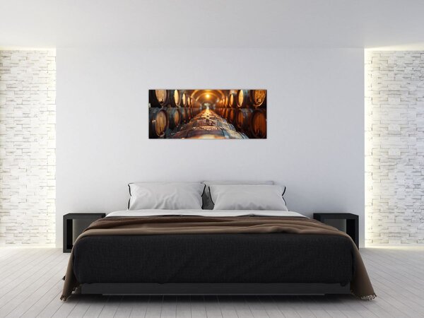 Tablou - Pivniță de vinuri (120x50 cm)