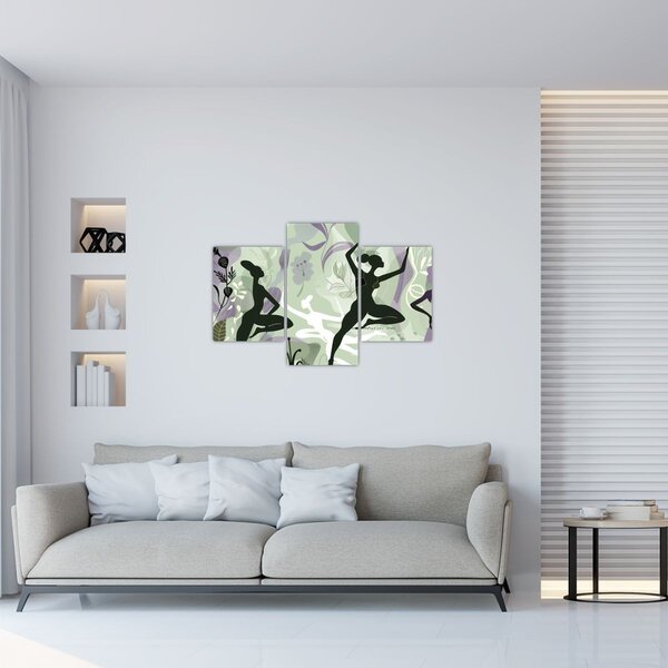 Tablou - Ilustrație de dansatori (90x60 cm)