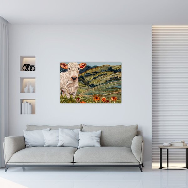 Tablou - Imitație de motiv tricotat (90x60 cm)
