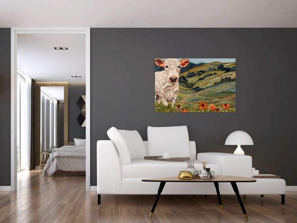 Tablou - Imitație de motiv tricotat (90x60 cm)