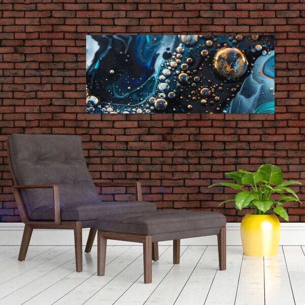 Tablou - Picături de cerneală (120x50 cm)