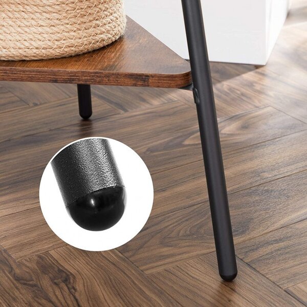 Cuier tip pom Model Barr, Maro Rustic/Negru, 50x50x179 cm