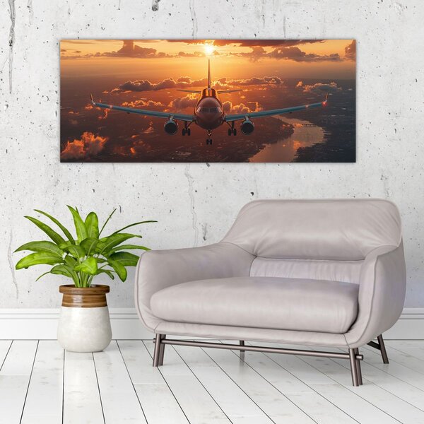 Tablou - Avion de transport (120x50 cm)