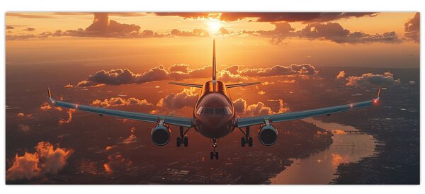 Tablou - Avion de transport (120x50 cm)