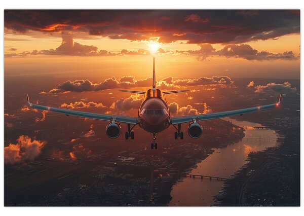 Tablou - Avion de transport (90x60 cm)