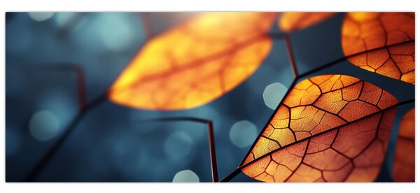 Tablou - Textura frunzelor (120x50 cm)