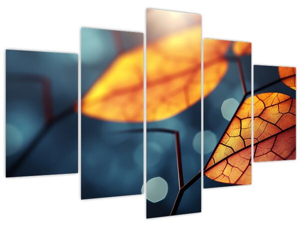 Tablou - Textura frunzelor (150x105 cm)