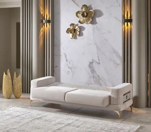 Canapea extensibila 3 locuri cu lada Aspendos