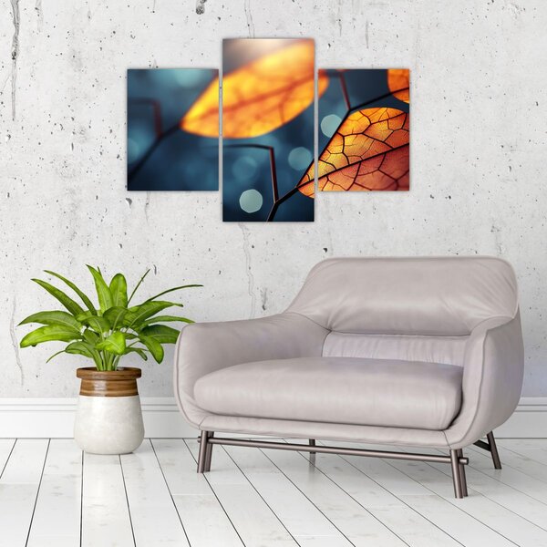 Tablou - Textura frunzelor (90x60 cm)
