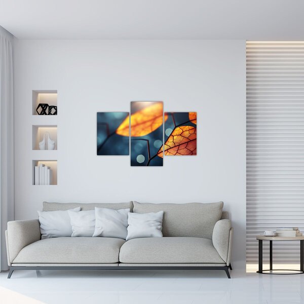 Tablou - Textura frunzelor (90x60 cm)