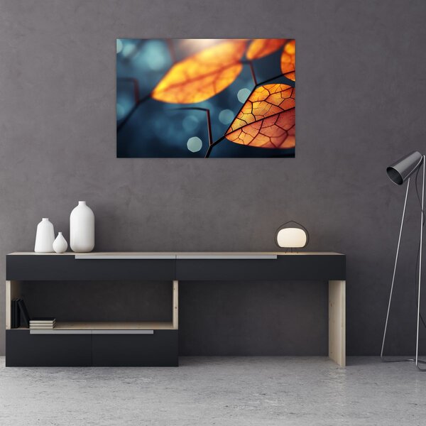 Tablou - Textura frunzelor (90x60 cm)