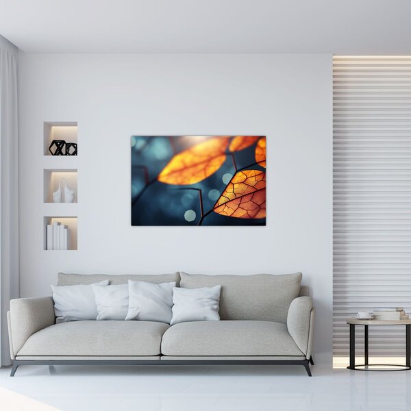Tablou - Textura frunzelor (90x60 cm)