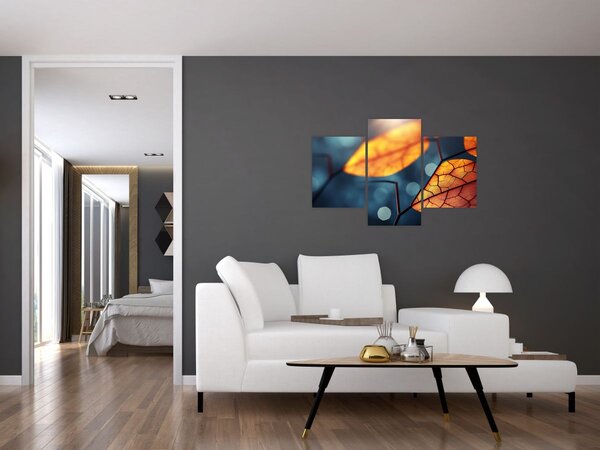 Tablou - Textura frunzelor (90x60 cm)
