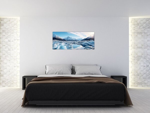 Tablou - Formațiuni glaciare (120x50 cm)