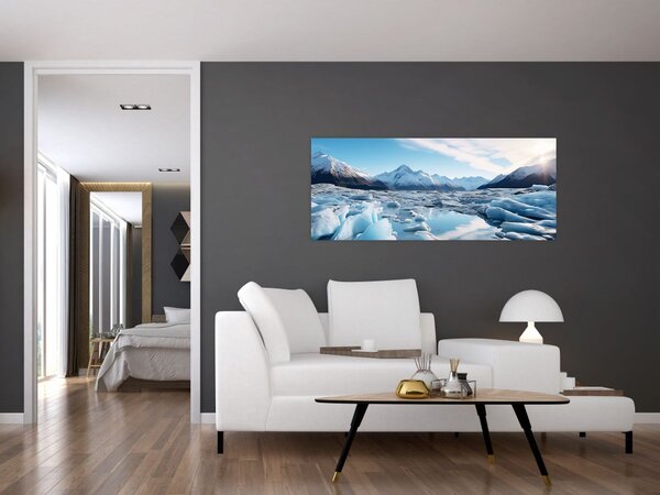 Tablou - Formațiuni glaciare (120x50 cm)