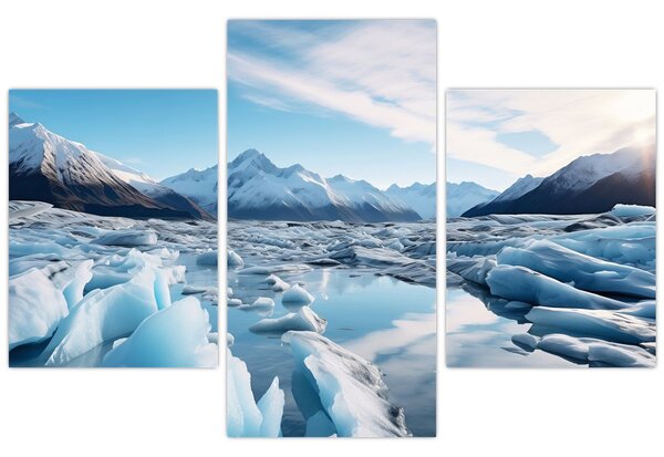 Tablou - Formațiuni glaciare (90x60 cm)