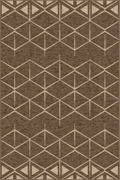 Covor Living Dormitor, Model 13036 130, Dreptunghiular, Bej Maro Maro, Dreptunghi, 50x80