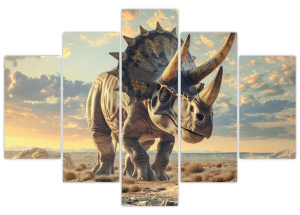 Tablou - Triceratops (150x105 cm)