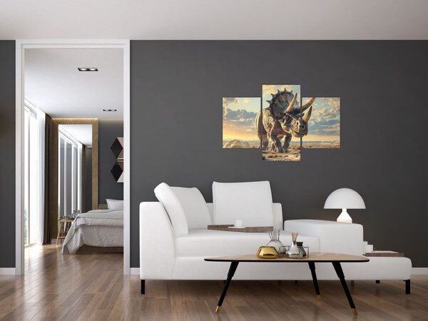 Tablou - Triceratops (90x60 cm)