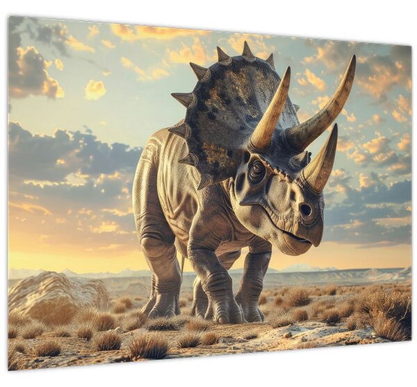 Tablou - Triceratops (70x50 cm)