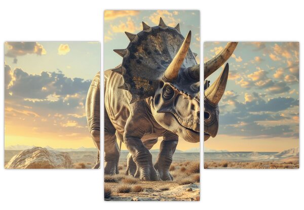 Tablou - Triceratops (90x60 cm)