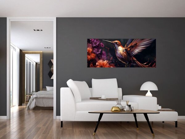 Tablou - Colibri (120x50 cm)