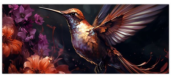 Tablou - Colibri (120x50 cm)