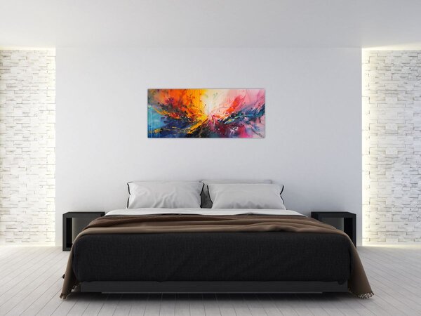 Tablou - Abstracție de culoare (120x50 cm)