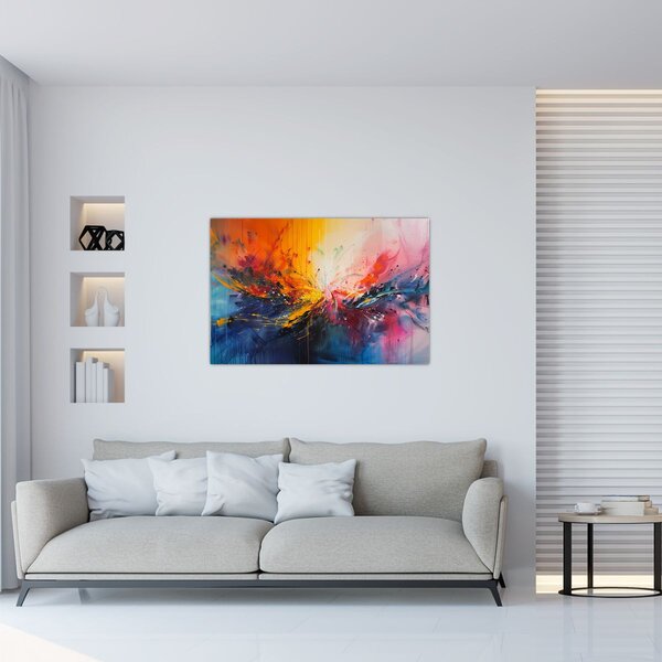 Tablou - Abstracție de culoare (90x60 cm)