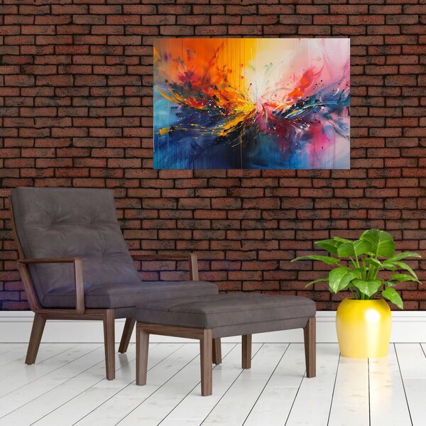 Tablou - Abstracție de culoare (90x60 cm)