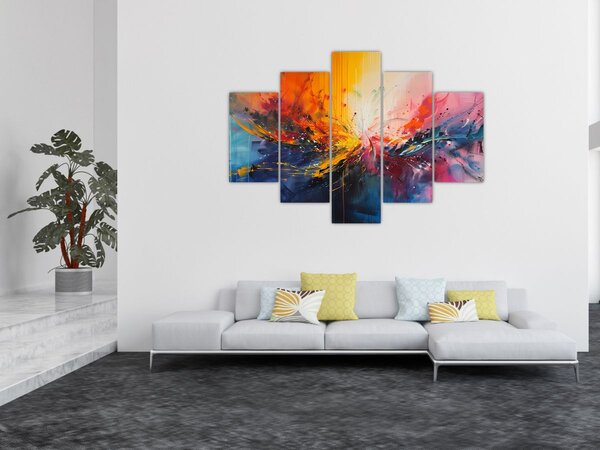 Tablou - Abstracție de culoare (150x105 cm)