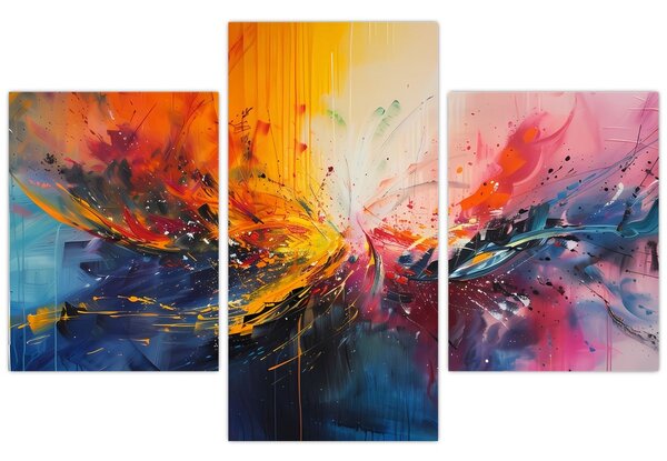 Tablou - Abstracție de culoare (90x60 cm)
