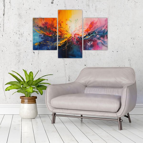 Tablou - Abstracție de culoare (90x60 cm)