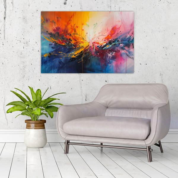 Tablou - Abstracție de culoare (90x60 cm)