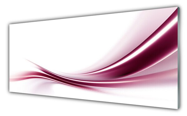 Tablou pe sticla Abstract Art Roșu Alb Gri