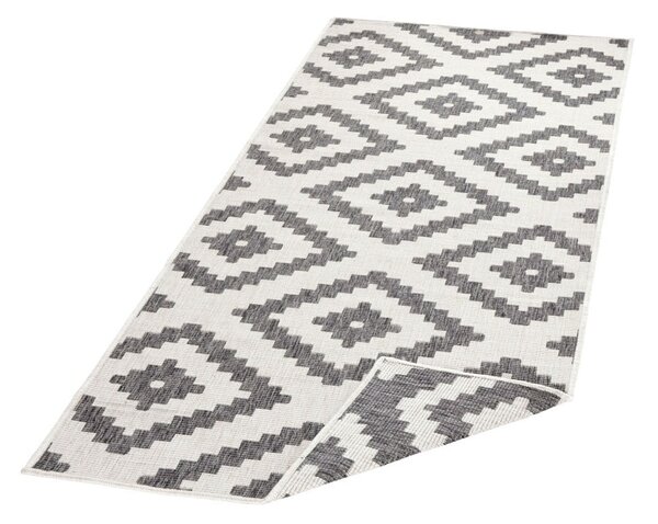Covor pentru exterior NORTHRUGS Malta, 80 x 250 cm, gri