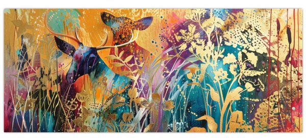 Tablou - Pictura abstractă a naturii (120x50 cm)