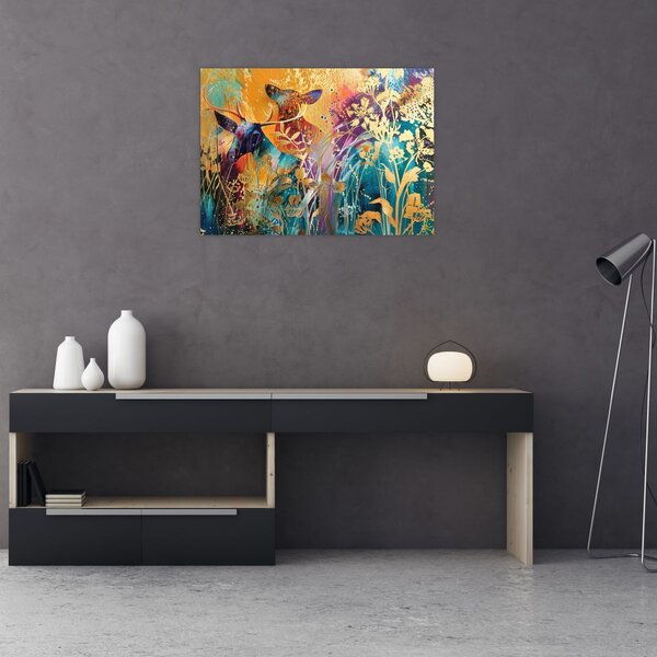 Tablou - Pictura abstractă a naturii (70x50 cm)