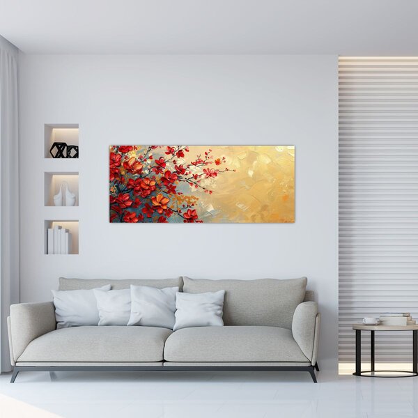 Tablou - Copac înflorit (120x50 cm)
